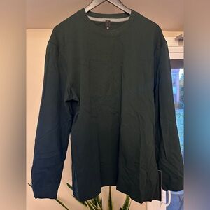 Legacy green lululemon heavyweight cotton long-sleeve shirt Large